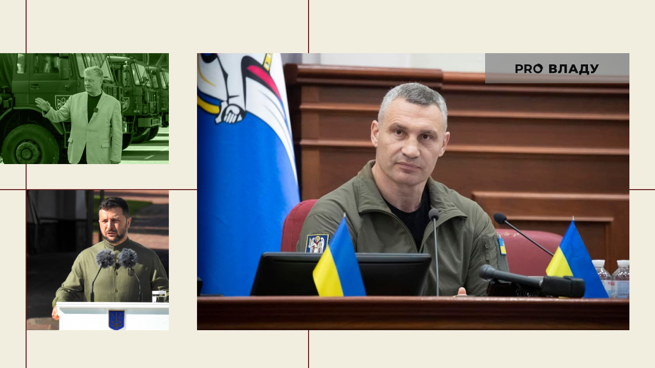Фото: УНИАН, Віталій Кличко/Facebook, Петро Порошенко/Facebook, Коллаж: Pro Владу